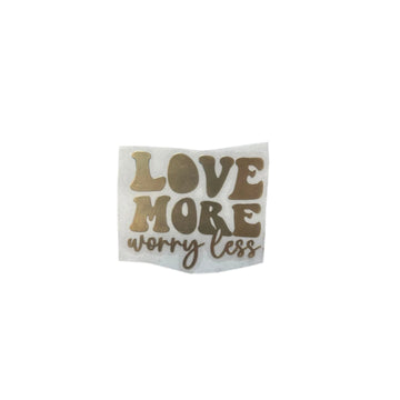 Love Quote metal sticker