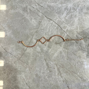 Rosegold small square bracelet