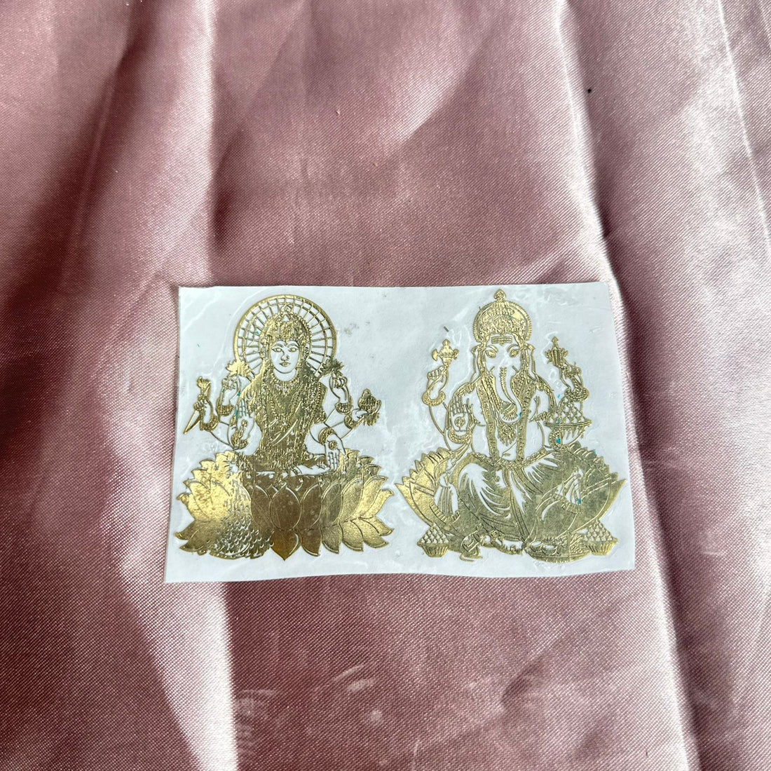 Ganeshji lakshmiji metal sticker B