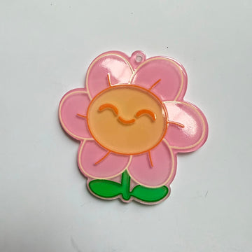 Acrylic charm flower 002