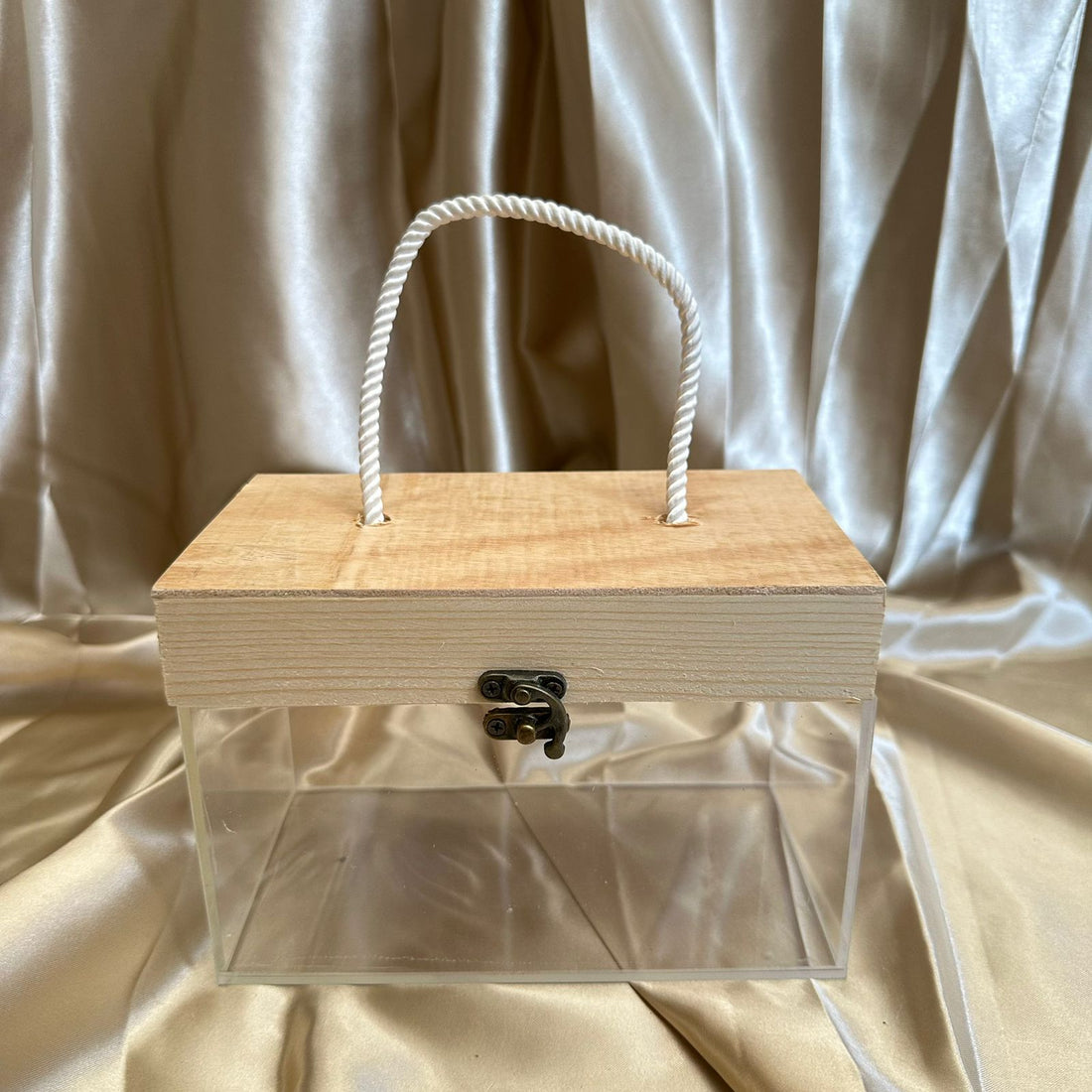 Small Wooden acrylic box