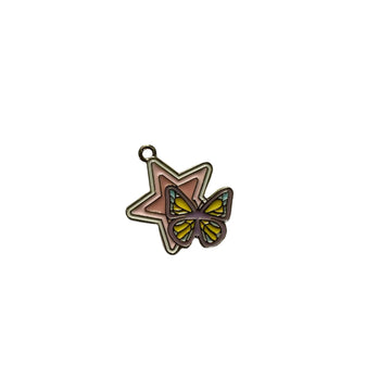 Star with butterfly charm B