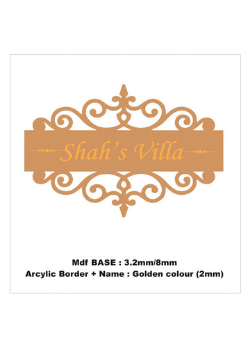 Customise nameplate cutout 006