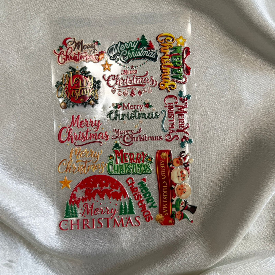 Christmas peel off sticker D
