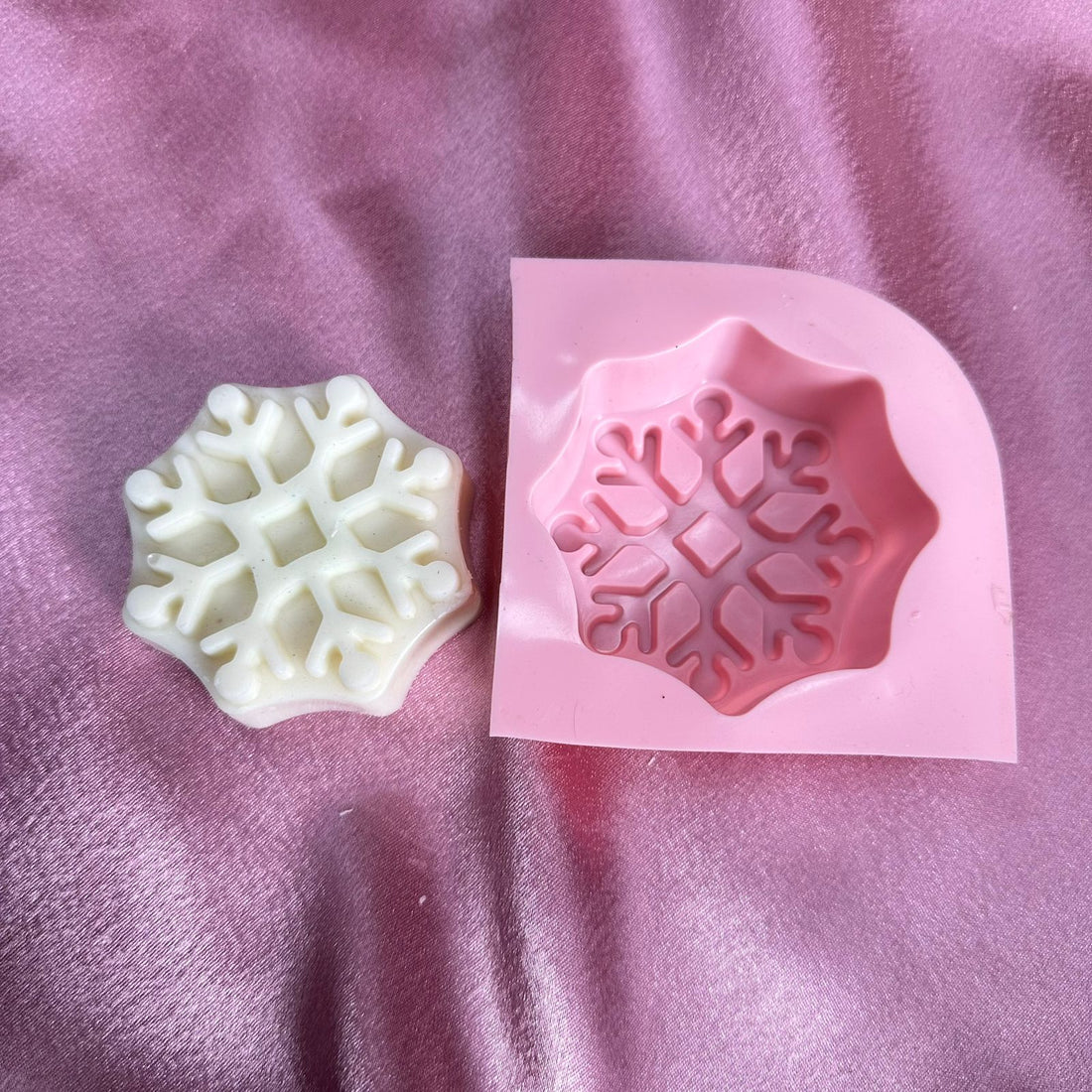 Snowflake Christmas candle mould C12