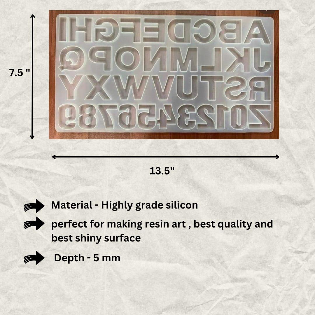 Alphabet mould with hole