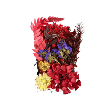 Dry flower box red