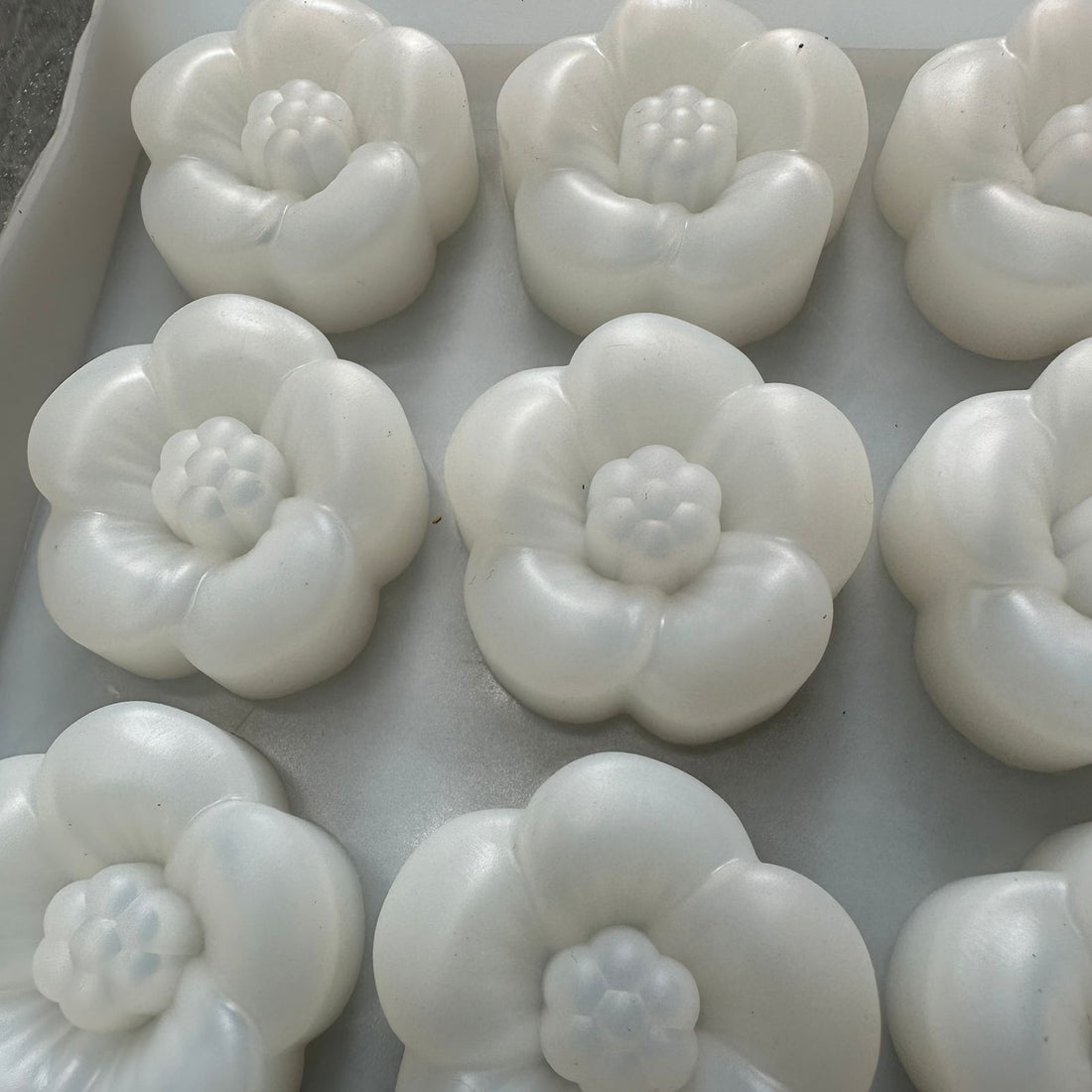 9 cavity 3d flower mould