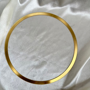 Gold acrylic border ring 25 cms