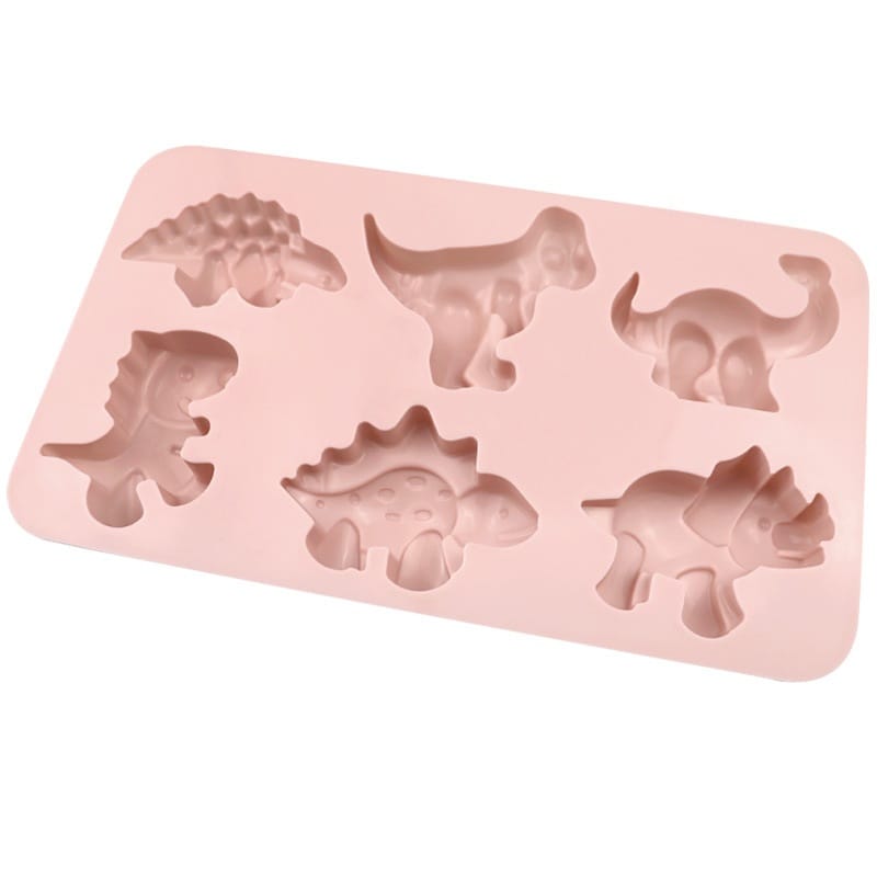 6 Cavity Dinosaur Silicone Mould