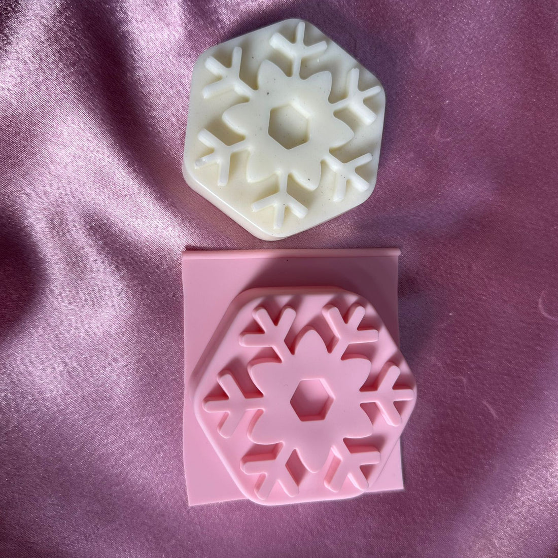 Snowflake Christmas candle mould C11