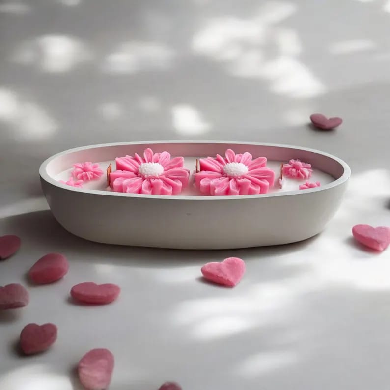 Long boat candle jar