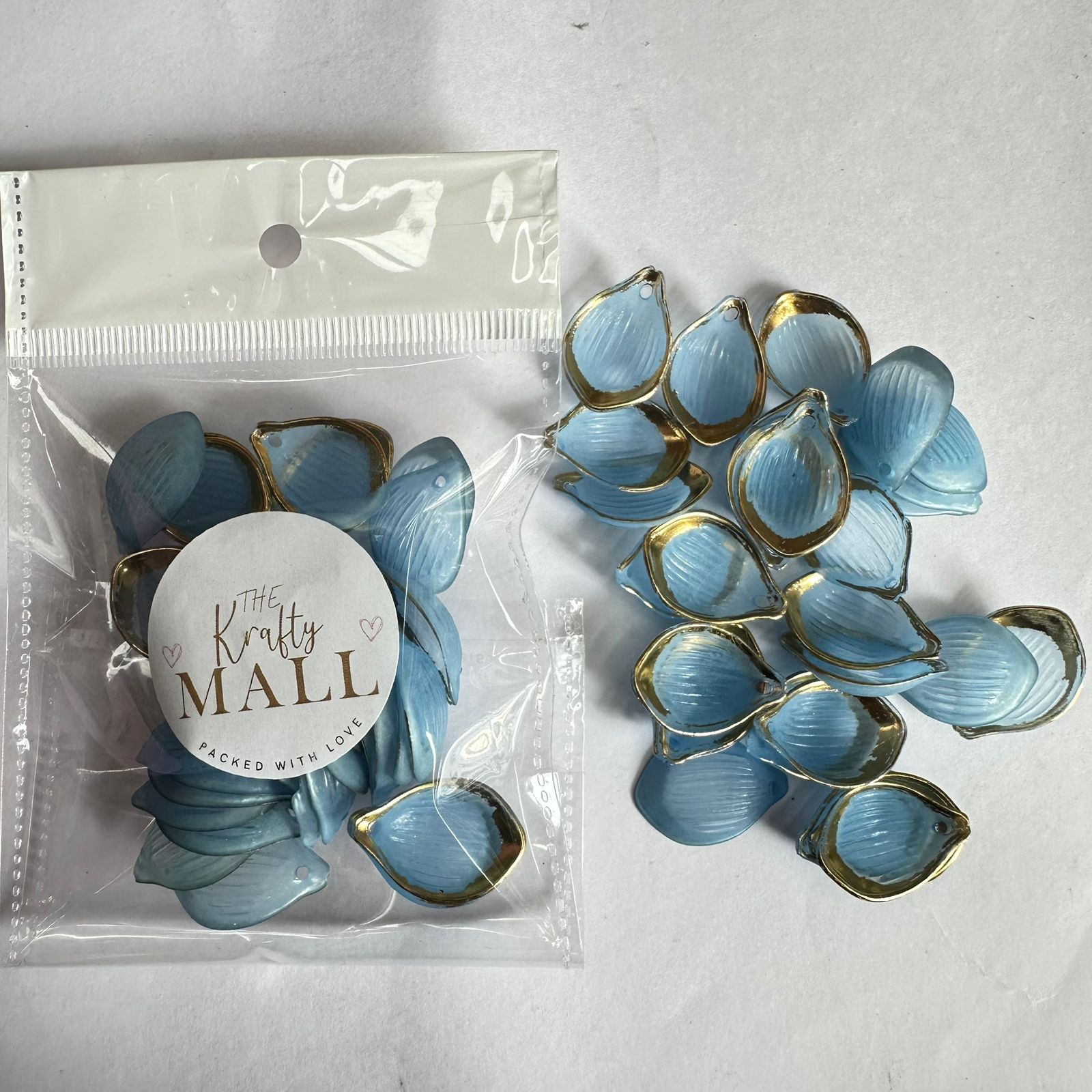 Artificial Flower petal blue
