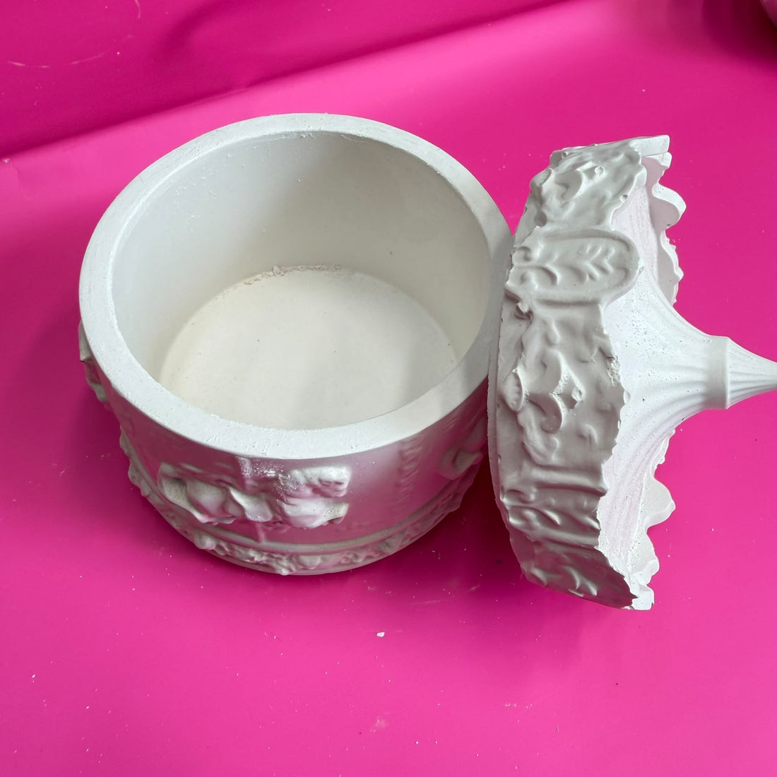 Unicorn concrete jar