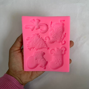 5 in 1 Christmas mould