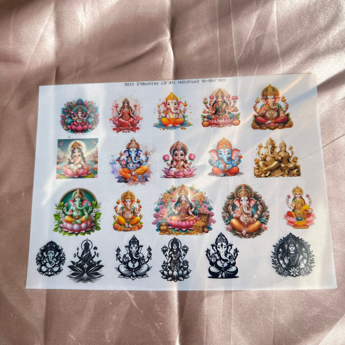 Ganeshji lakshmiji insert sheet A5