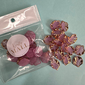 Artificial Flower petal purple 002