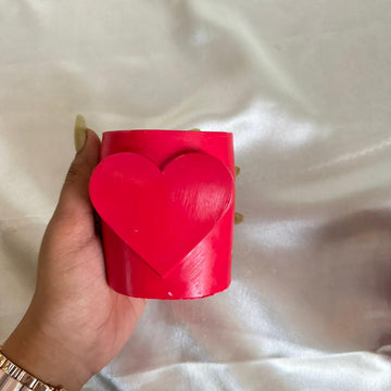 Heart candle holder