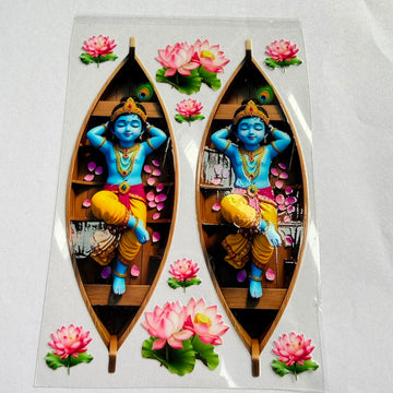 Krishna peel off sticker 001