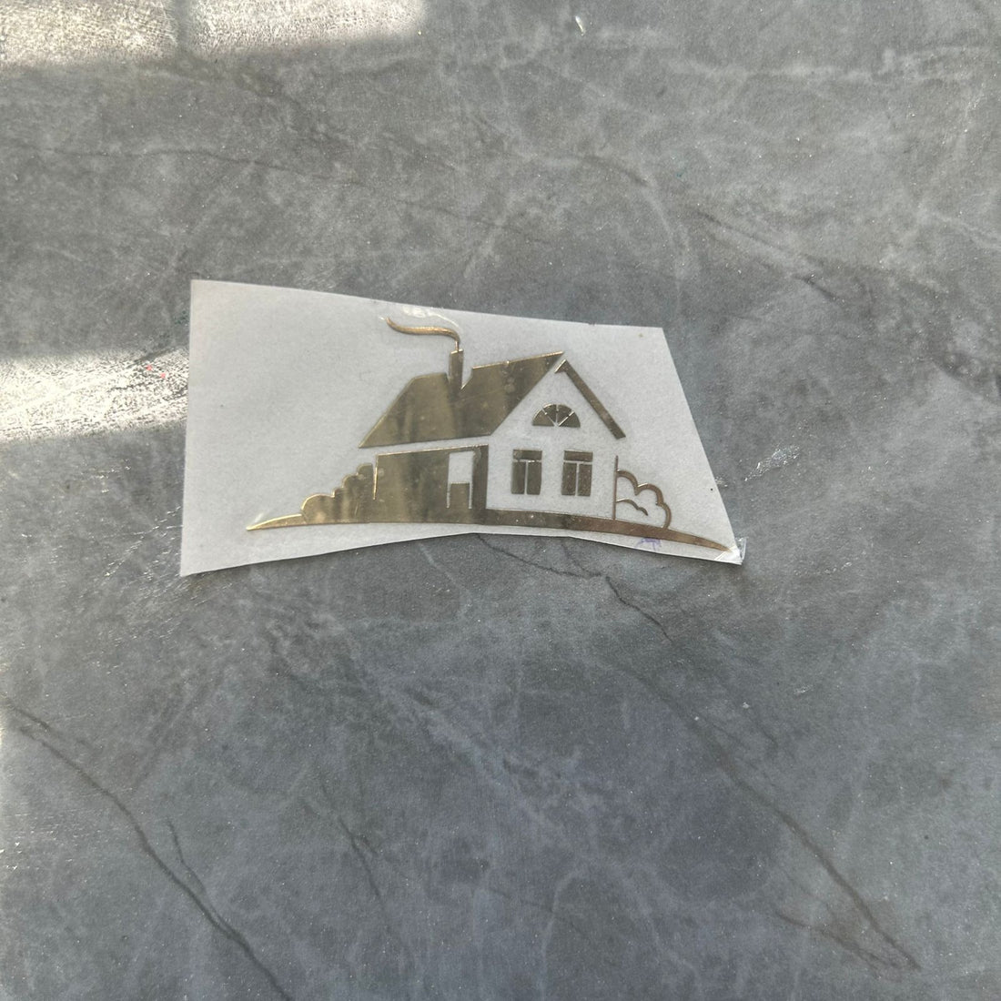 Home metal sticker