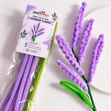Pipe cleaner flower kit 08