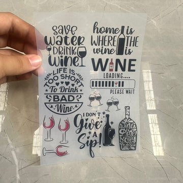 Wine Insert sheet