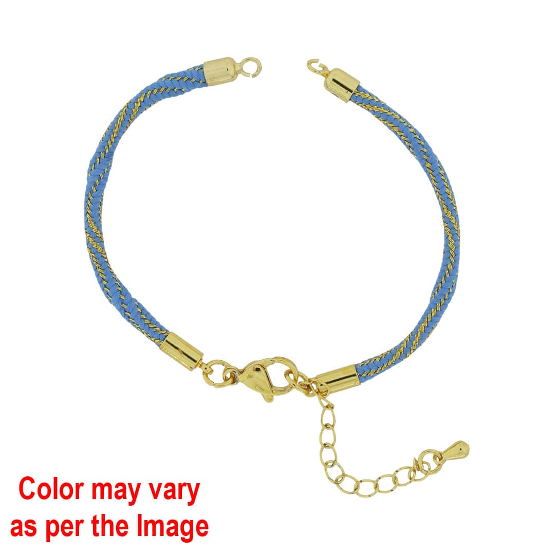 Gold Rope Bracelet With Adjustable Clasp 003