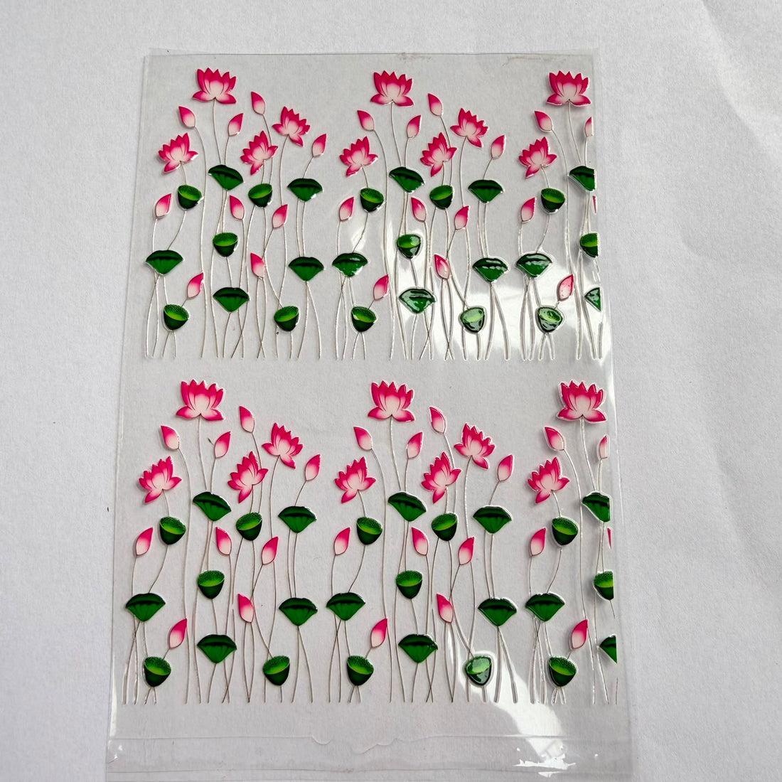 Lotus peel off sticker