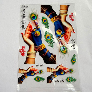 Krishna peel off sticker 003