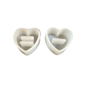 Ring holder mould heart set of 2