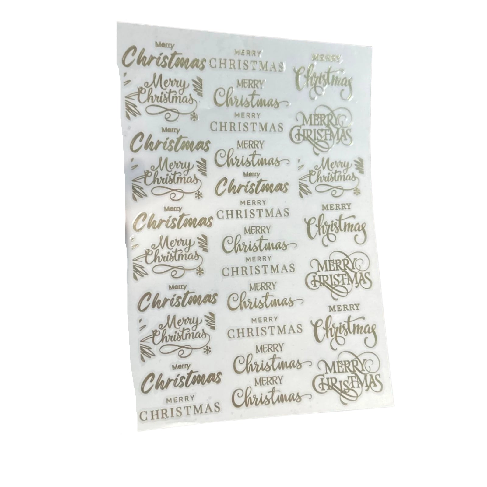 Christmas metal sheet A4