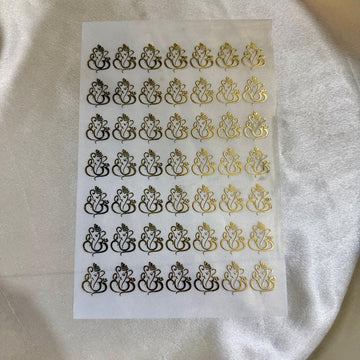 Ganeshji metal insert sheet A5