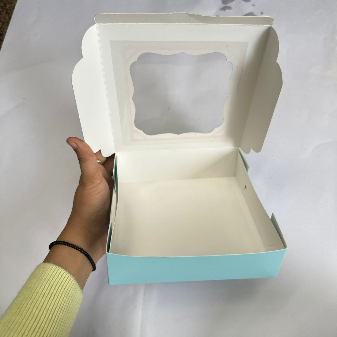 Pastel candle packing box