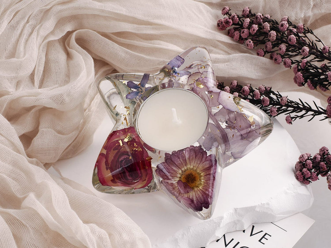 Star shaped tealight candle holder mould