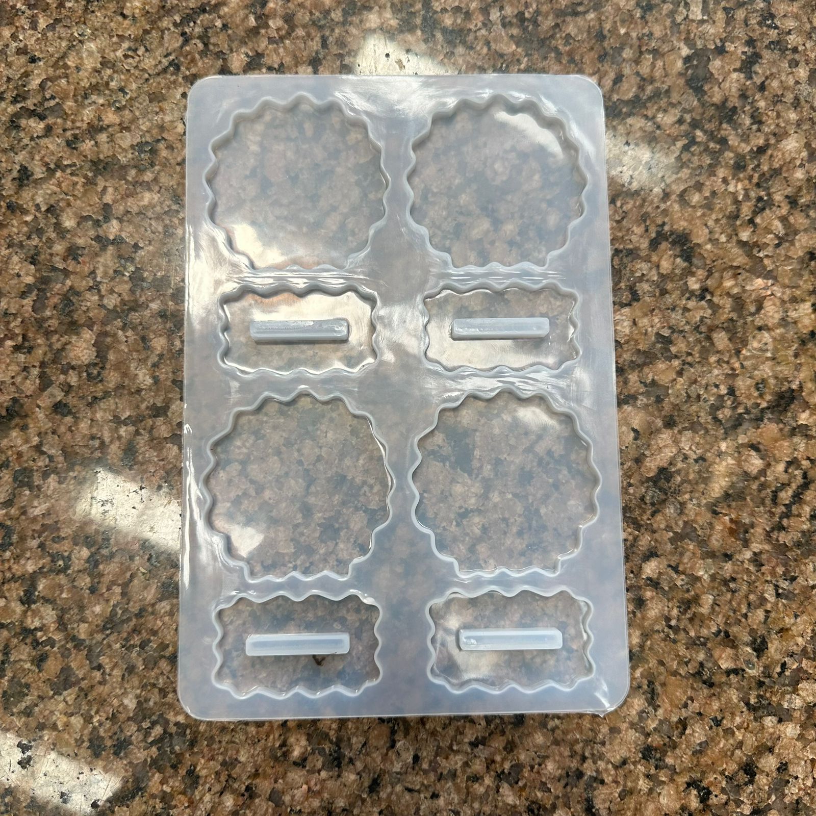 4 cavity small dashboard agate mould