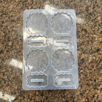 4 cavity small dashboard agate mould