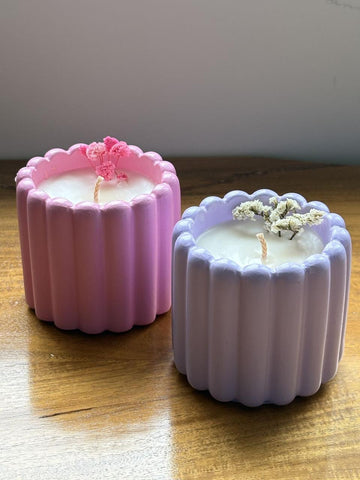 Long Stripes Planter & Candle Holder Mould