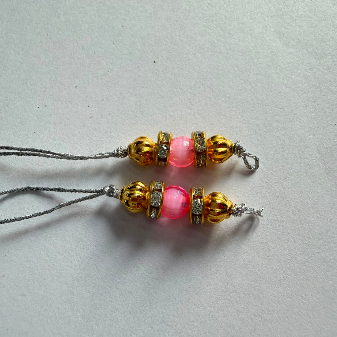 Ready Rakhi thread silver 001