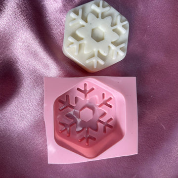 Snowflake Christmas candle mould C11