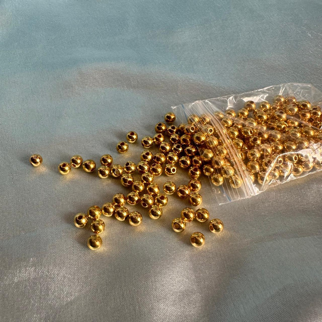 Gold beads big