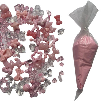 Pink diy phone case kit