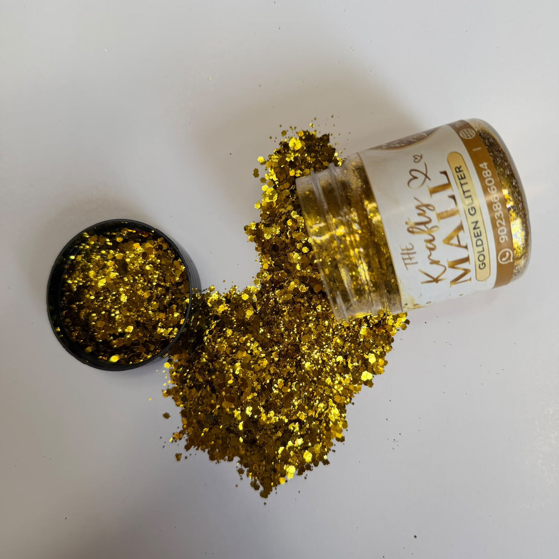 Golden Dusty chunks glitters