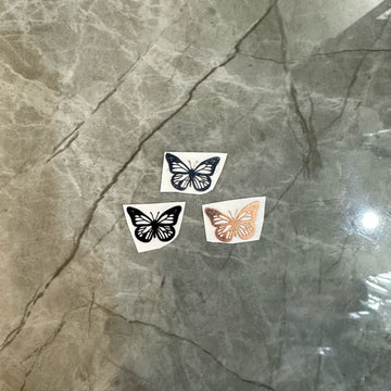 Butterfly metal sticker 002