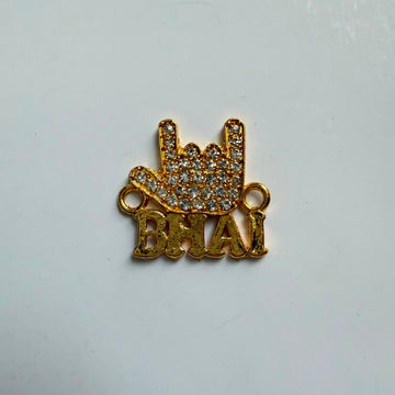 Rakhi diamond charm bhai