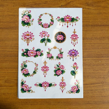 Lotus insert sheet A4 001