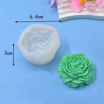 Peony candle handmade mould