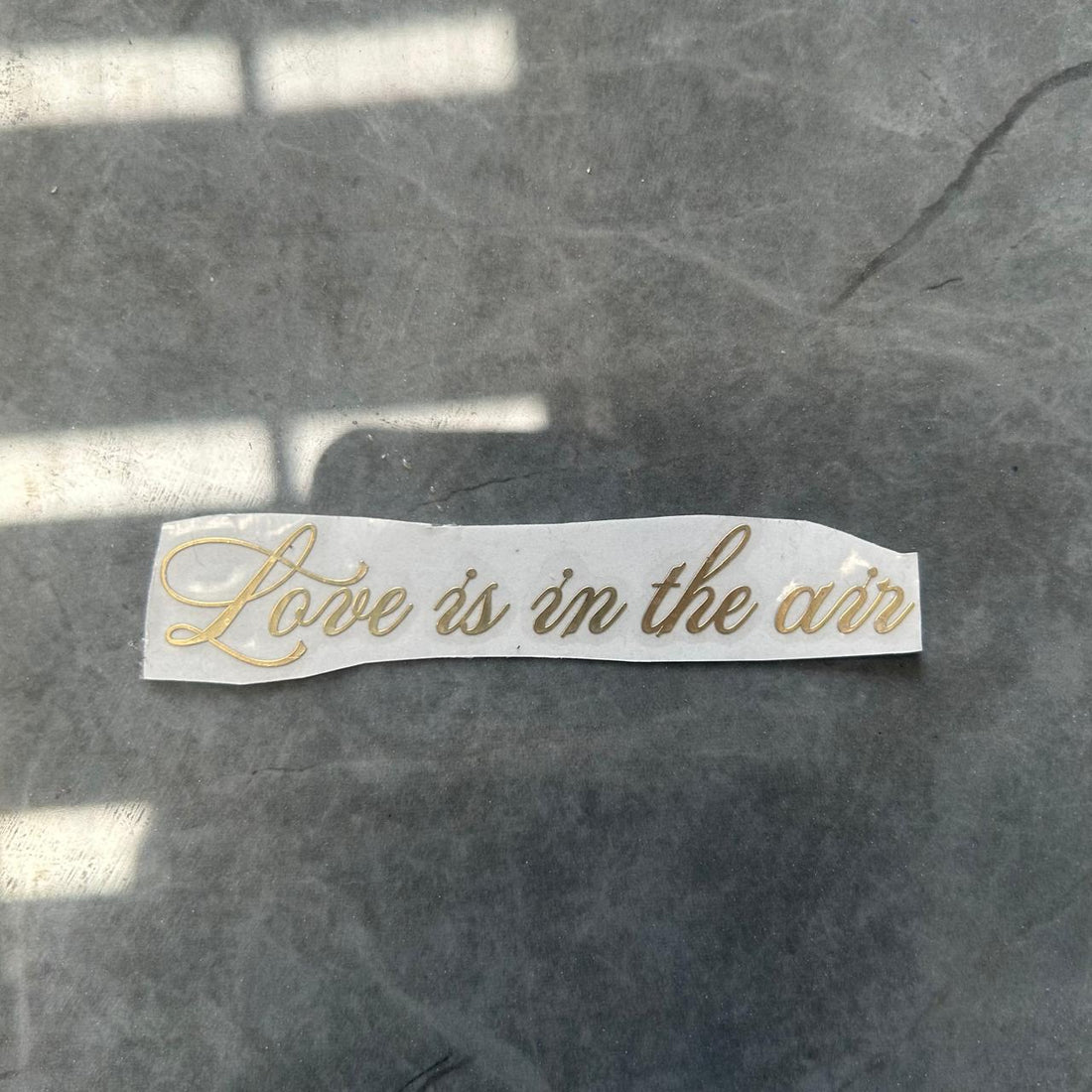 Love is in the air sticker