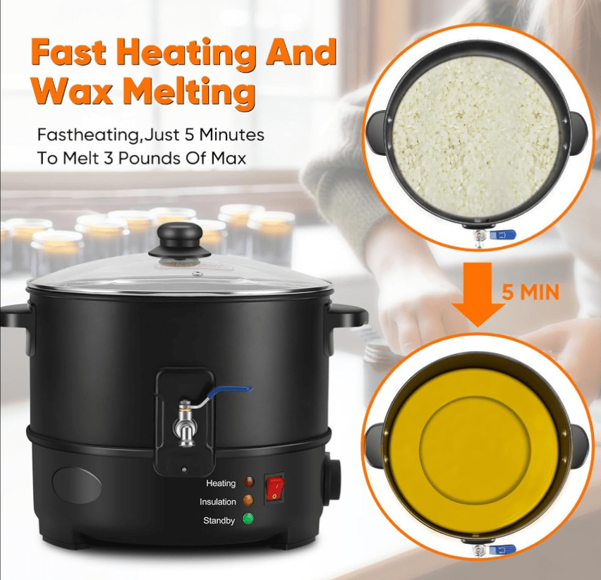 Wax melting furnace