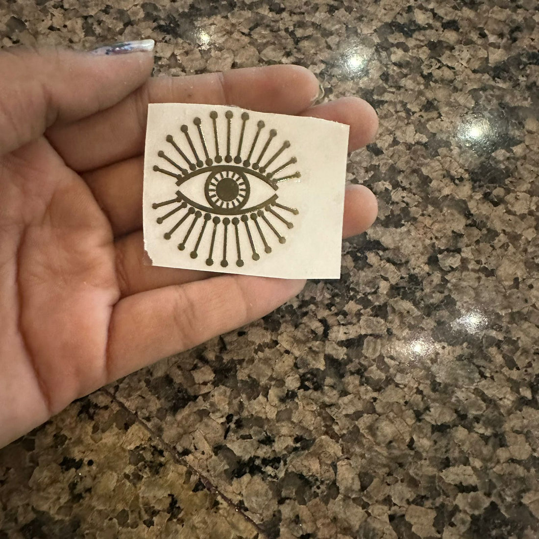 Evil eye sticker 004