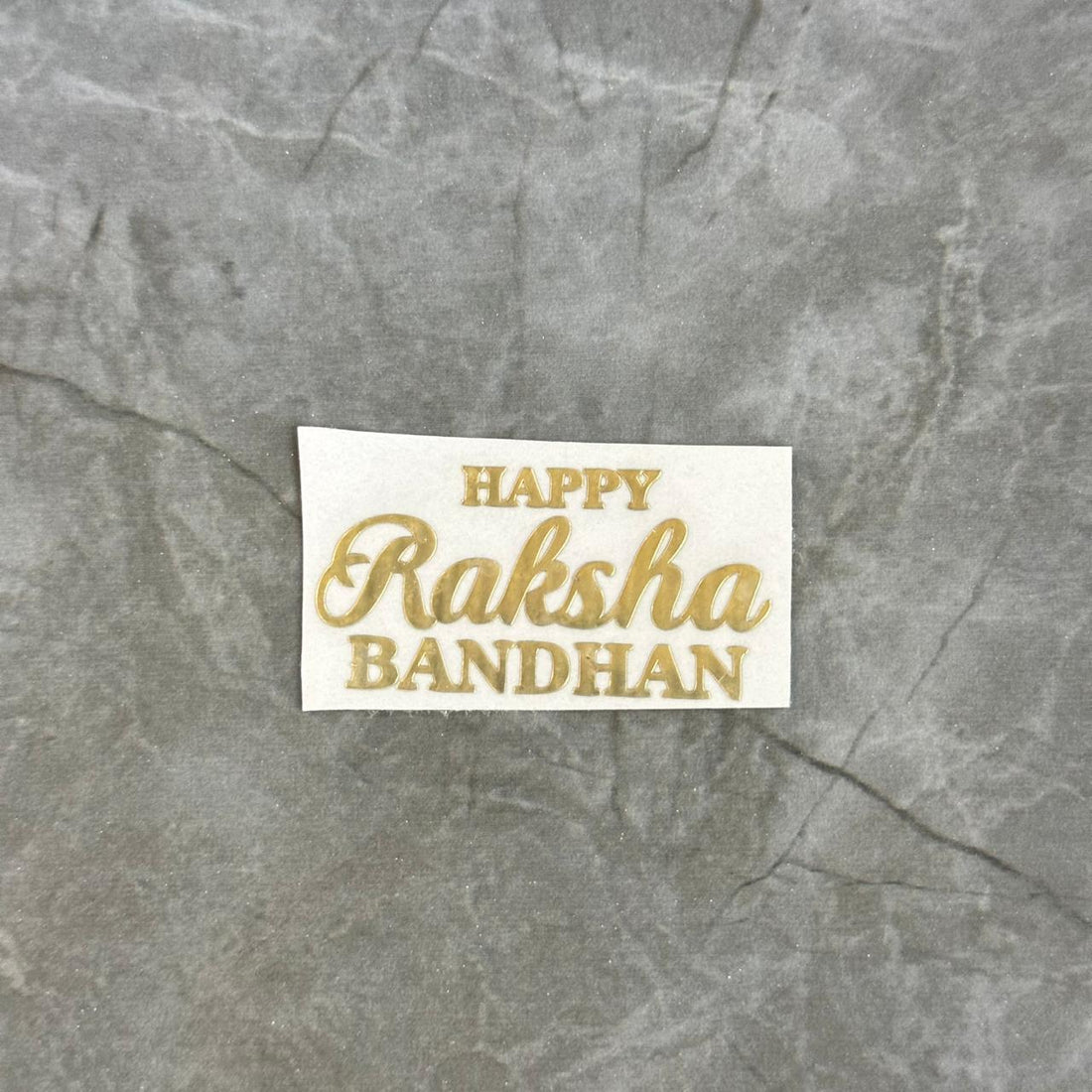 Happy Rakshabandhan metal sticker